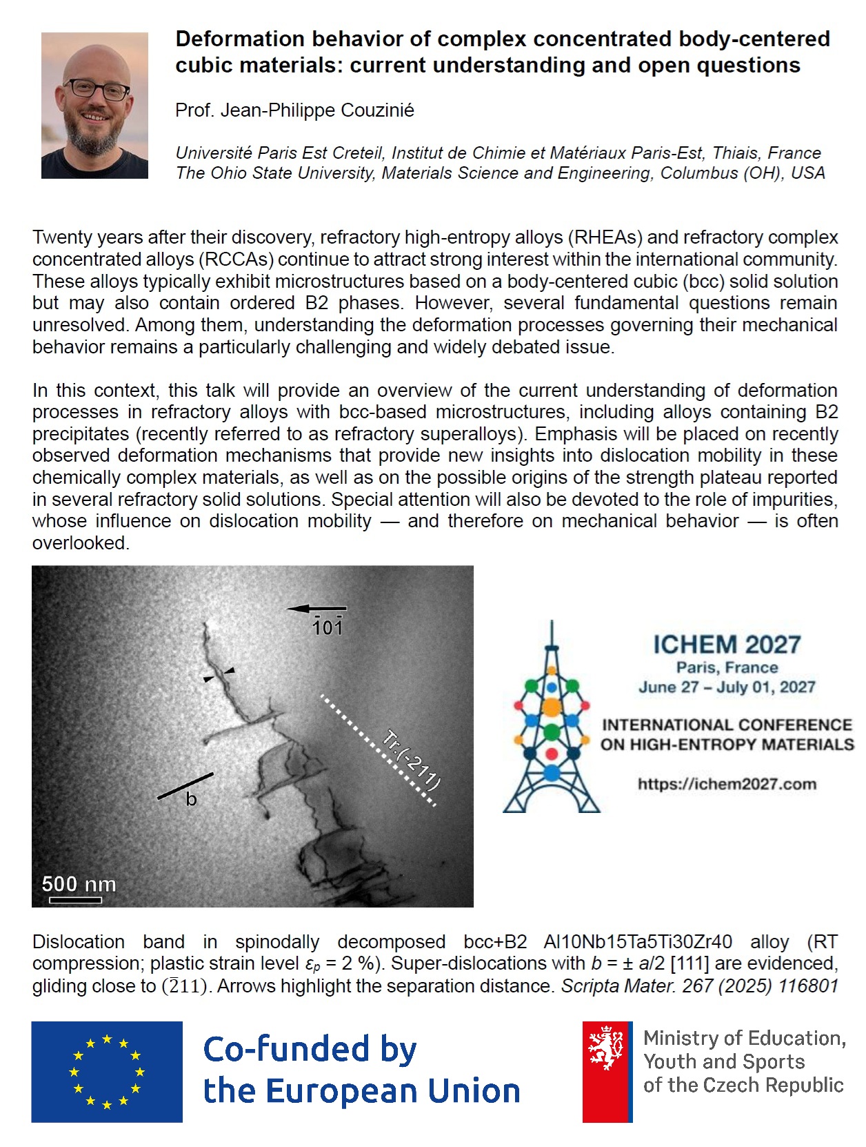 Deformation behavior of complex concentrated body-centered cubic materials: current understanding and open questions